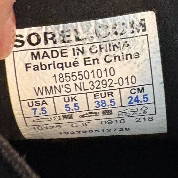 Sorel Joan of Arctic Wedge II black boots - Picture 6 of 6